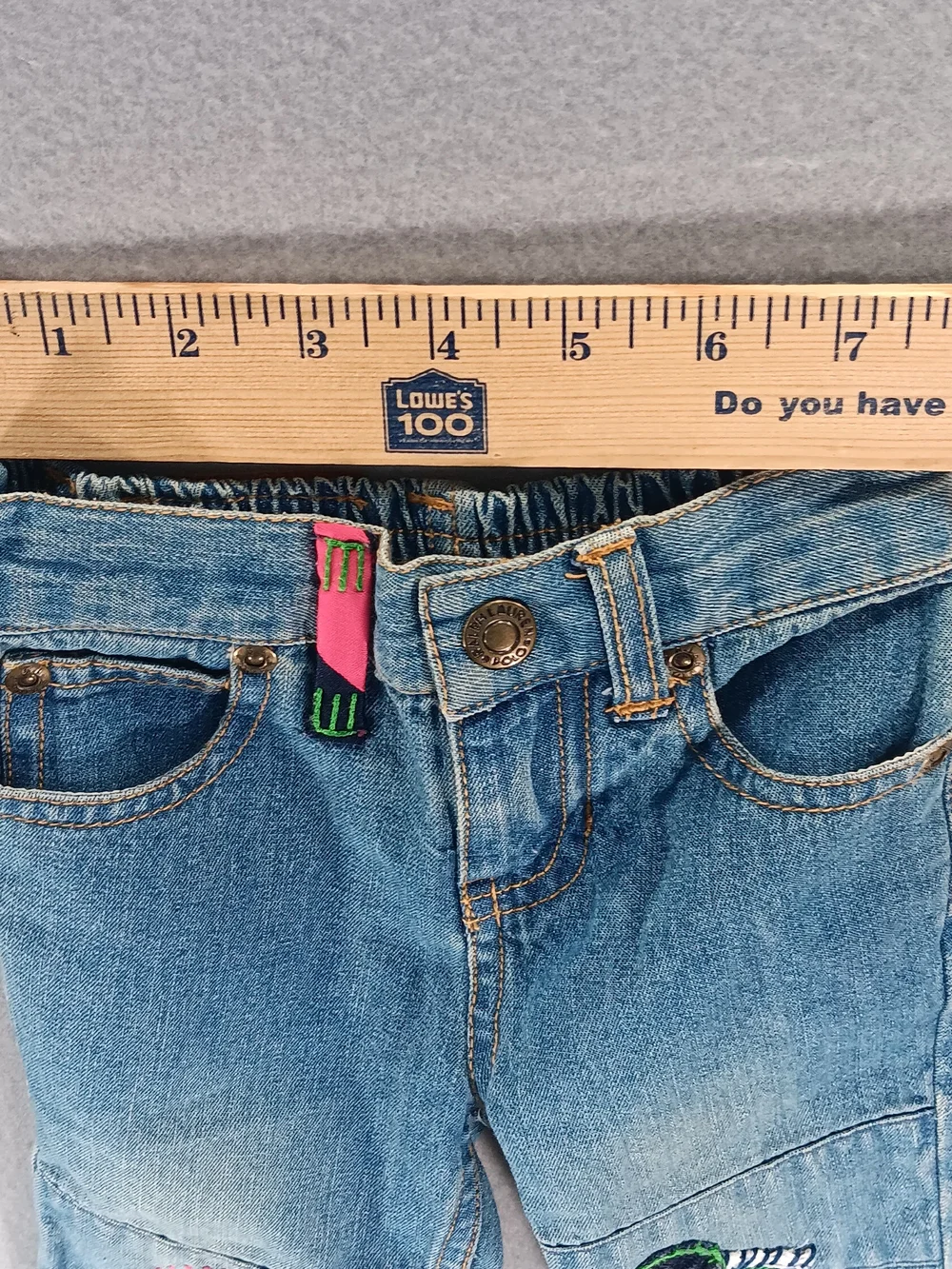 Ralph Lauren Dungarees Jeans Size 18 Months Baby Boys Girls Patches Y2K 90s Rare